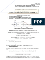 GRÁFICAS DE LAS FUNCIONES TRIGONOMÉTRICAS Apuntes