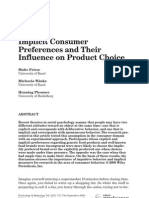 Implicit Consumer Preference Wanke