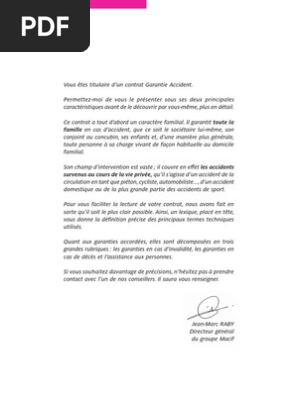 Cg Garantieaccident Rpfa Assurance Affaires