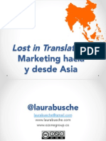 Lost in Translation: Marketing Hacia y Desde Asia