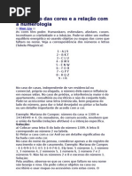 As Cores e a Numerologia