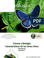 Biologia Caracteristicas de Los Seres Vivos