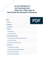 A Ausência Dos Familiares No Processo de Construção Dos Saberes