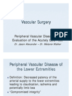 Peripheral Vascular Disease of the Lower Extremities