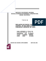 Replanteo de Puntos para El Control de Una Obra Civil en Funcion de Archivos de Area IPN