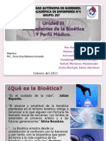 Etica y Legislación- 3.- Antecedentes de la Bioética Y Perfil Médico