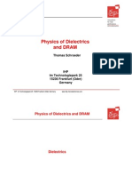 Physics of Dielectrics and DRAM