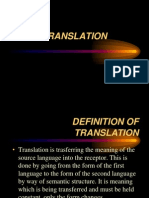 Definition of Translation