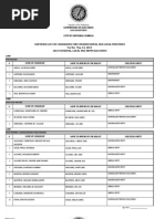 Certified List of Candidates For Congressional and Local Positions For The May 13, 2013 2013 National, Local and Armm Elections