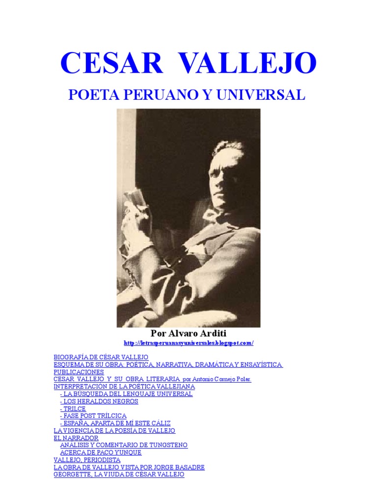 How did cesar vallejo died image