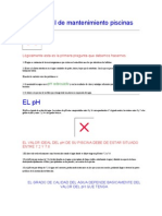 Manual de Mantenimiento Piscinas