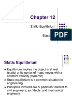 Static Equilibrium and Elasticity