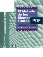 Zienkiewicz Taylor El Metodo de Elementos Finitos Espanol Vol 1