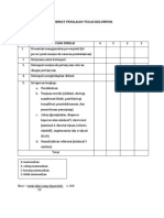 Format Penilaian Tugas Kelompok