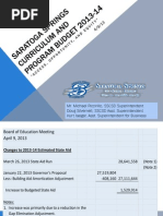 Saratoga Springs School Budget 