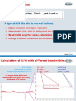 S/N Specification: A Typical S/N Like This Is Not Well Defined