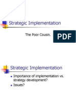 Strategic Implementation