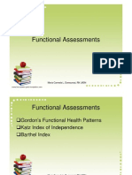 Functional Assessments: Maria Carmela L. Domocmat, RN, MSN