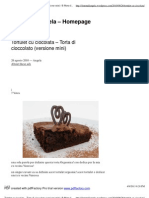 Tortulet Cu Ciocolata - Torta Di Cioccolato (Versione Mini) - Il Menu Di Angela - Homepage