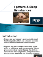 Sleep Pattern & Sleep Disturbances-Revised