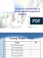 Employee Employer Relationship of Square Pharmaceuticals Bangladesh Limited