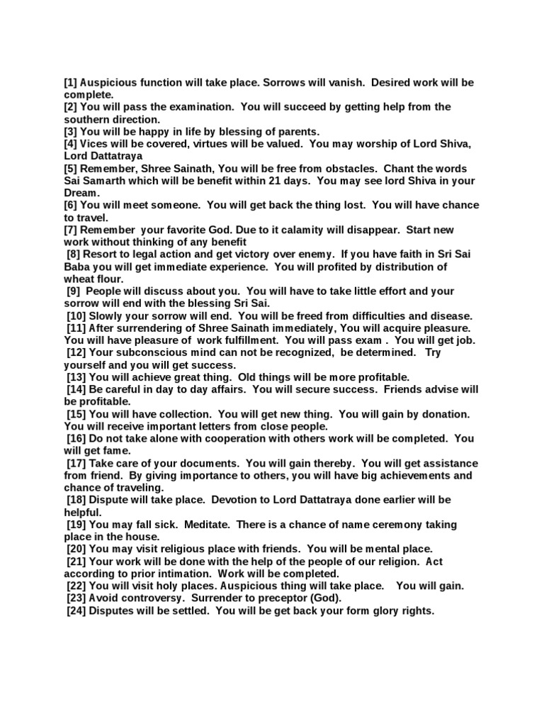 Sai Baba's Guidance for Success | PDF | Religion And Belief