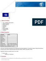 COMSOL Model Report: 1. Table of Contents