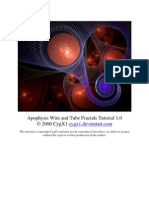 Apophysis - Wire & Tube Fractal Tutorial