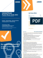 Pocket Messe Guide Infopaket Connecticum2013