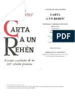 Carta A Un Rehen (A.saint Exupery)