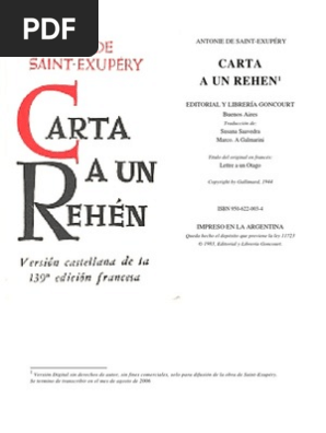 Carta A Un Rehen Pdf