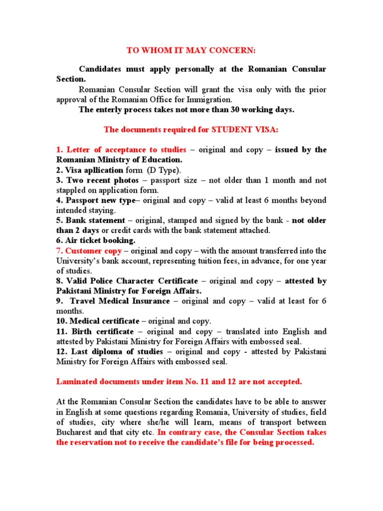 in Contrary Case, The Consular Section Takes | PDF | Visa (Document ...