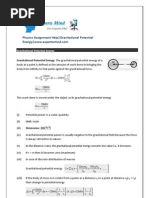 Gravitational Potential Energy