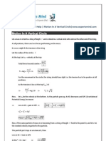 Motion in A Vertical Circle