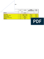 Supermarket Price List - With Price Discrepancies