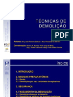 Técnicas de Demolicao