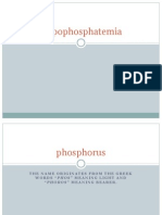 Hypophosphatemia