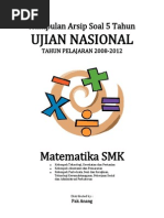 Download Kumpulan Arsip Soal 5 Tahun UN Matematika SMK 2008 - 2012 by Farizky Romadhony SN135329304 doc pdf