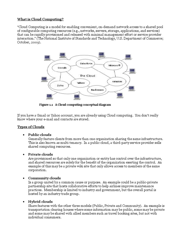 Cloud Computing | PDF | Computers
