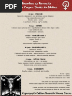 Encontros de Formação Sobre Corpo e Saúde da Mulher