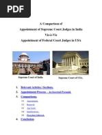 Download A Comparison of Appointment of Supreme Court Judges in India viz-a-viz  Federal Court Judges in USA by Sunil Ahya SN135351715 doc pdf