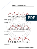 Buf - Pembahasan Soal Tpa - Prediksi Soal Snmptn 2012