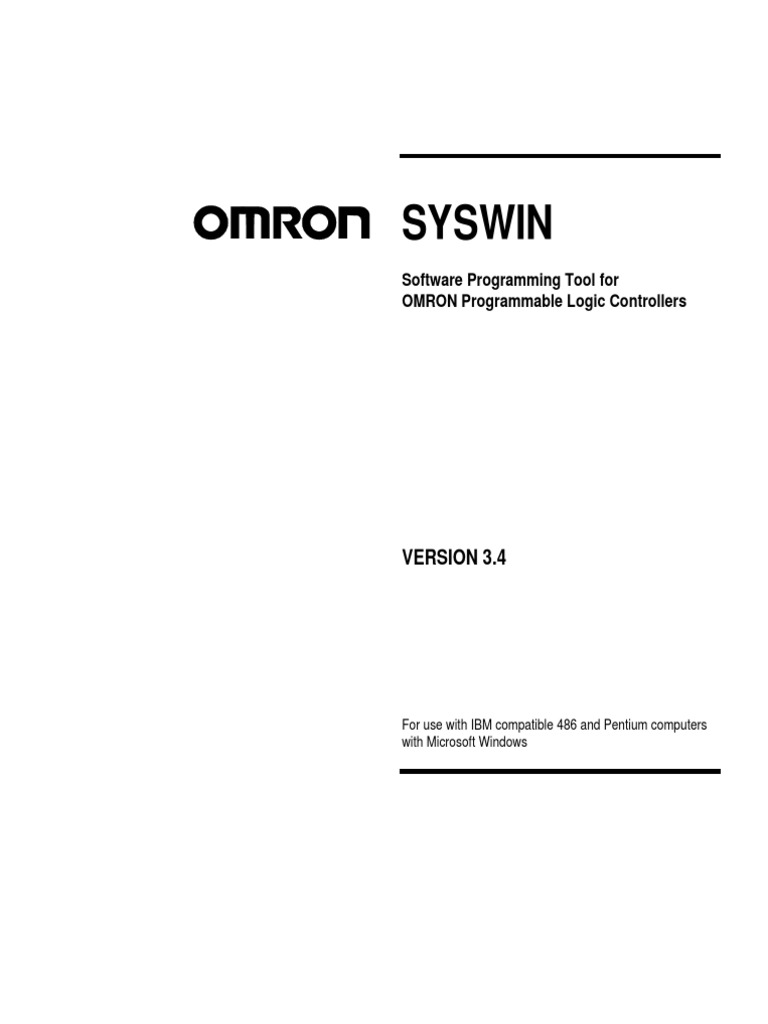 SyswinUserManual PDF | PDF | Programmable Logic Controller | Microsoft ...