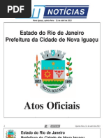 diario oficial de nova iguaçu. 11 de abril de 2013