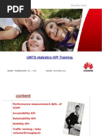 UMTS Statistics KPI Training