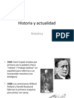 Historia y Actualidad (Robotica)