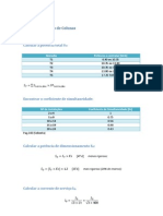 1 - Passos para Dimensionamentos