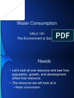 Water Consumption