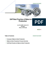 SAP Best Practise of Make-To-Order Production(Schaeffler)