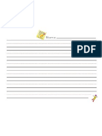 Handwriting Sheet PDF